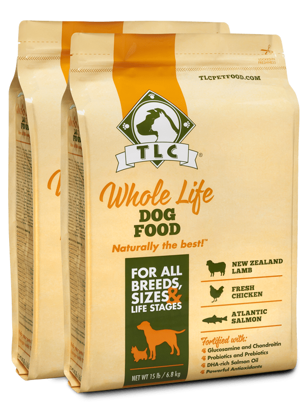 all life stages whole life dog food bag